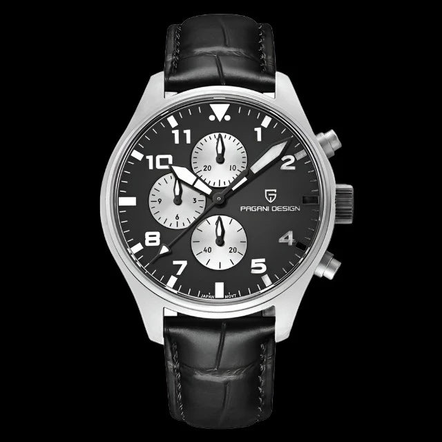 Pagani SkyMaster™ Leather Black ONETIMEBUY