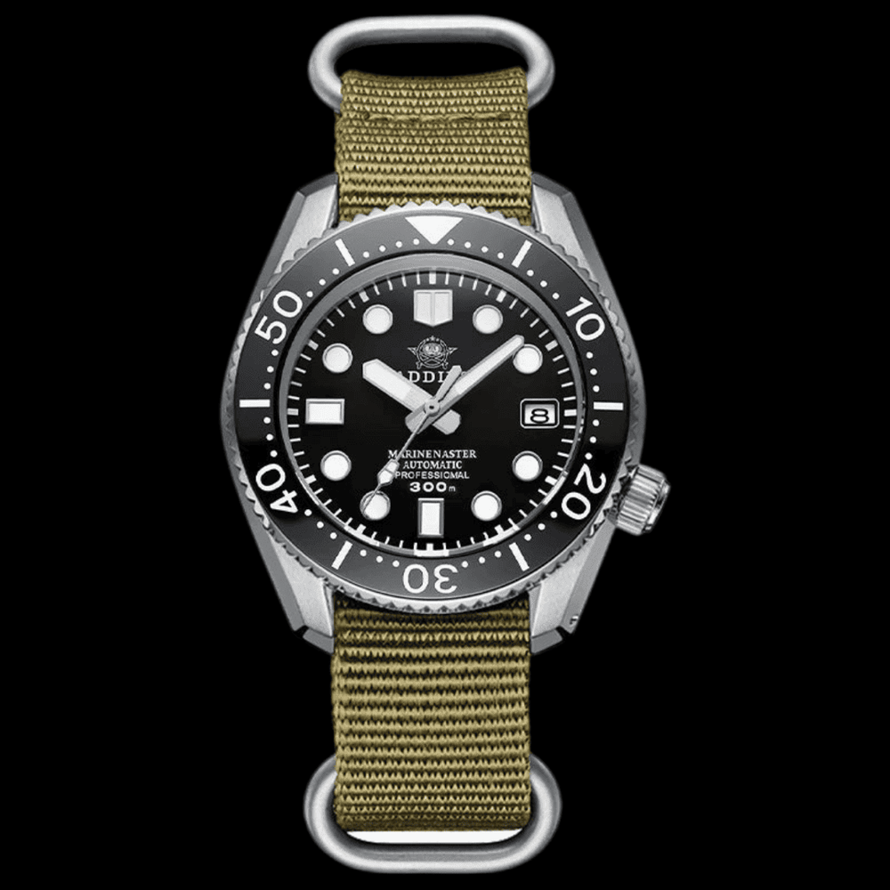 ADDIESDIVE 300m Khaki Nylon belt ONETIMEBUY