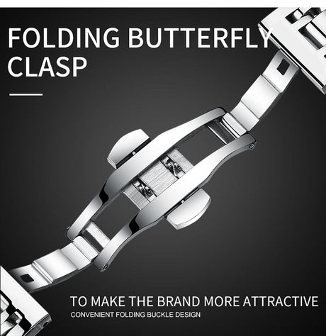 BELUSHI Men's Stainless Steel Date Watch - Waterproof and Luminous ONETIMEBUY