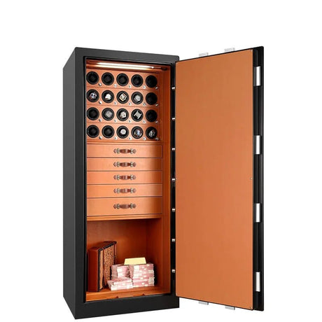 GuardianVault™: The Ultimate Watch Winder and Safe Deposit Box ONETIMEBUY