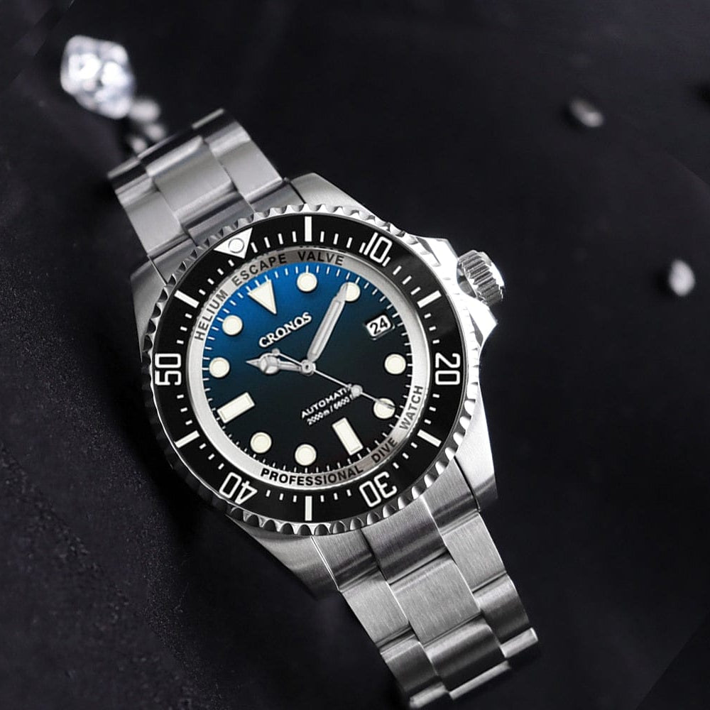 Limited Edition DeepSea 2000M Black Blue Dial ONETIMEBUY
