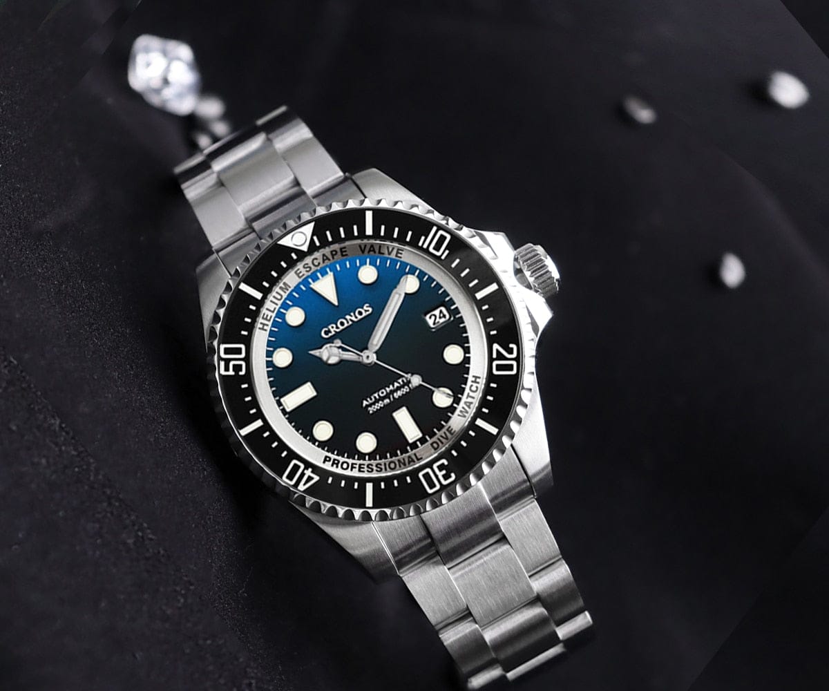 Limited Edition DeepSea 2000M Black Blue Dial ONETIMEBUY