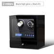 Luxury Automatic Watch Winder 2R Black w Black ONETIMEBUY