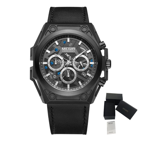 MEGIR AquaChrono Sport Rose gold(leather) ONETIMEBUY