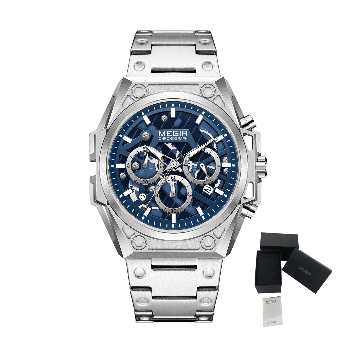 MEGIR AquaChrono Sport Rose gold(leather) ONETIMEBUY