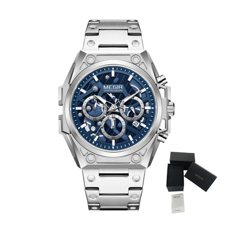 MEGIR AquaChrono Sport Rose gold(leather) ONETIMEBUY