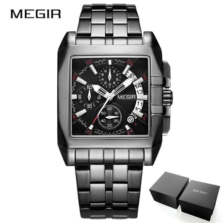 MEGIR Chronograph Quartz Watch Rose Blue ONETIMEBUY