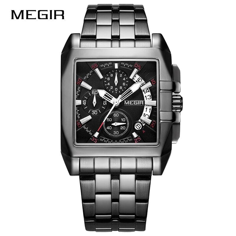 MEGIR Chronograph Quartz Watch Rose Blue ONETIMEBUY