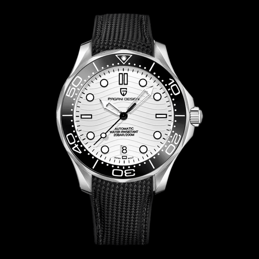 Pagani Wave™ White silicone ONETIMEBUY