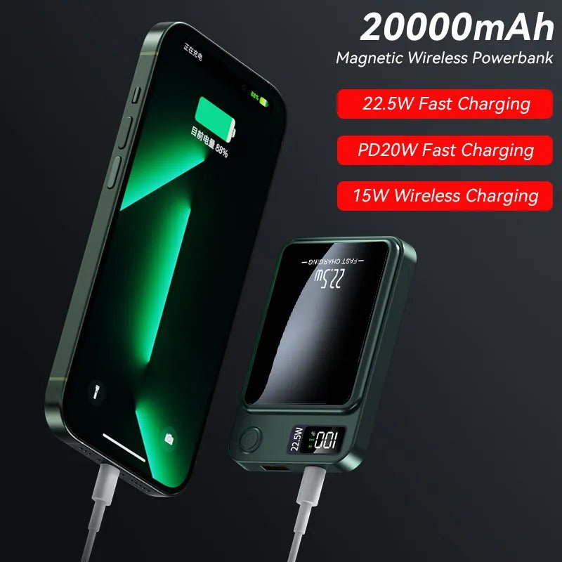 SnapBack Charger Green -20000 mAh ONETIMEBUY