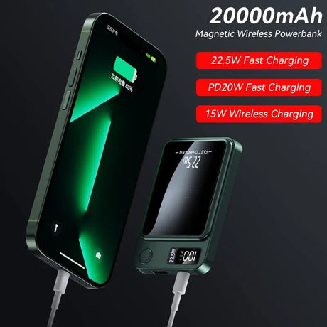SnapBack Charger Green -20000 mAh ONETIMEBUY