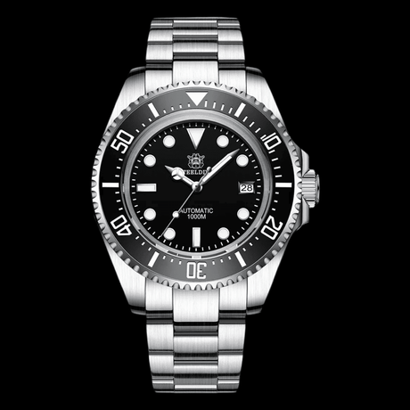 STEELDIVE 1000M Pro Black Stainless Steel ONETIMEBUY