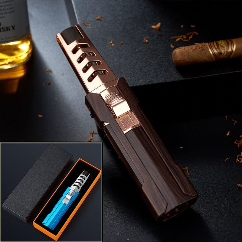 TurboFire Blue Blaze Box Red wood grain ONETIMEBUY