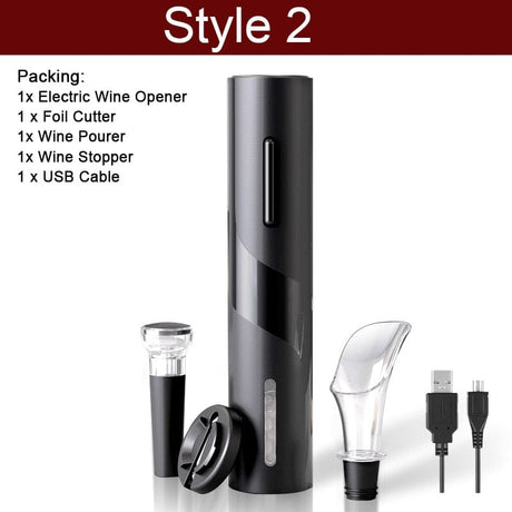 Automatic Electric Wine Opener usb style 2 ONETIMEBUY