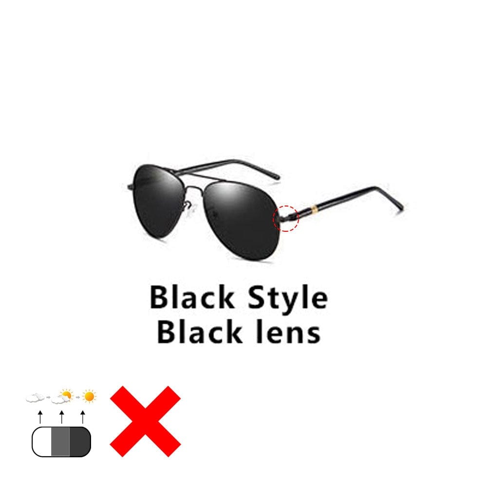 Colour-Changing Polarised Driving Sunglasses Type B Black Style ONETIMEBUY