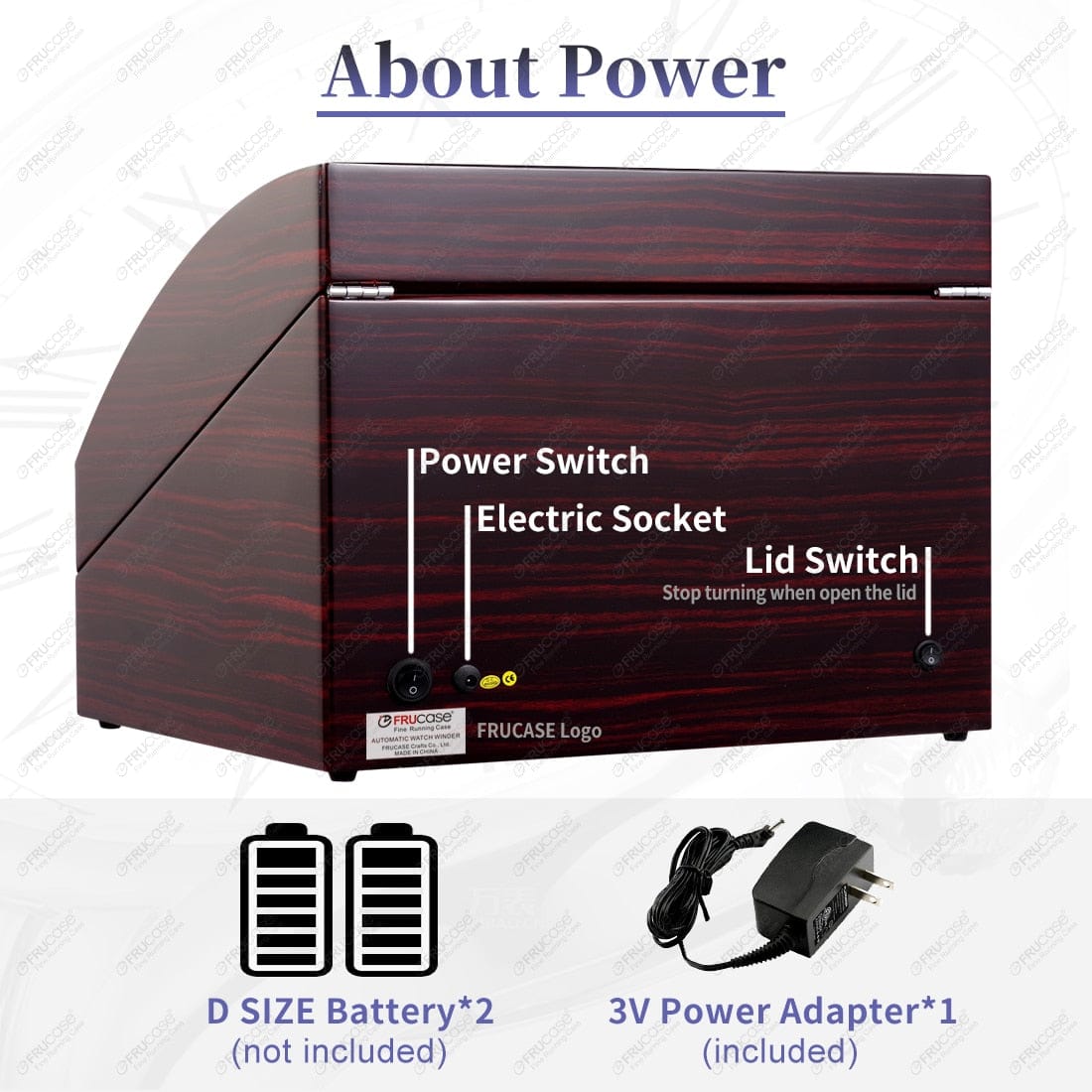 FRUCASE Watch Winder ONETIMEBUY