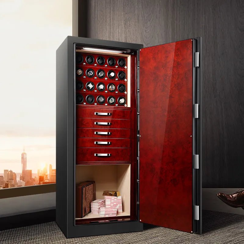 GuardianVault™: The Ultimate Watch Winder and Safe Deposit Box ONETIMEBUY