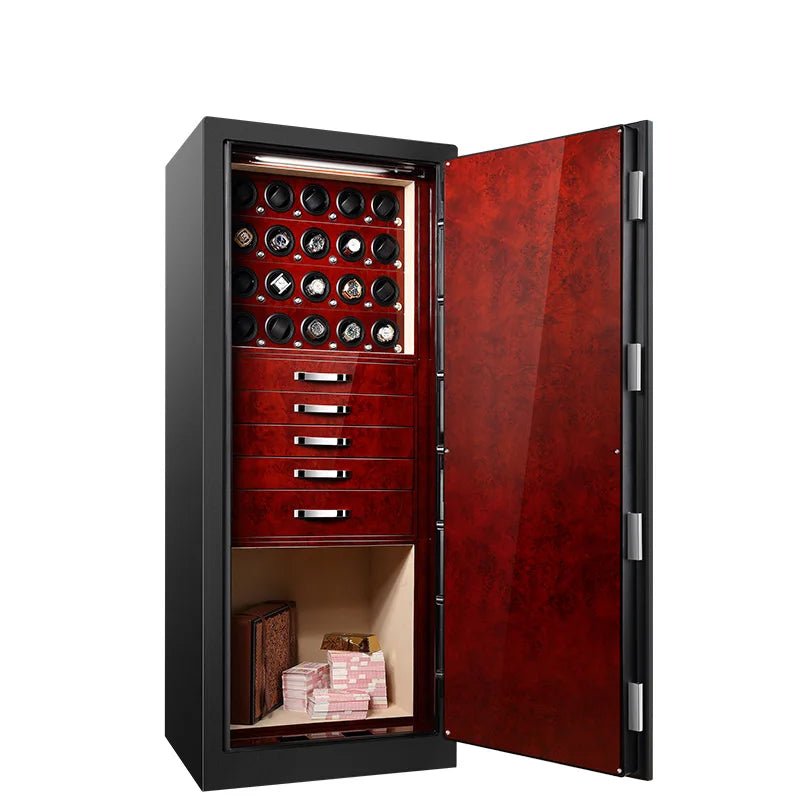 GuardianVault™: The Ultimate Watch Winder and Safe Deposit Box ONETIMEBUY