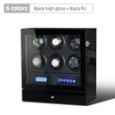 Luxury Automatic Watch Winder 6R Black w Black ONETIMEBUY