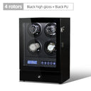 Luxury Automatic Watch Winder 4R Black w Black ONETIMEBUY