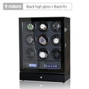 Luxury Automatic Watch Winder 9R Black w Black ONETIMEBUY