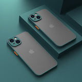 Luxury Silicone Shockproof Matte iPhone Case (DARK GREEN) For iPhone 7 / Dark Green ONETIMEBUY