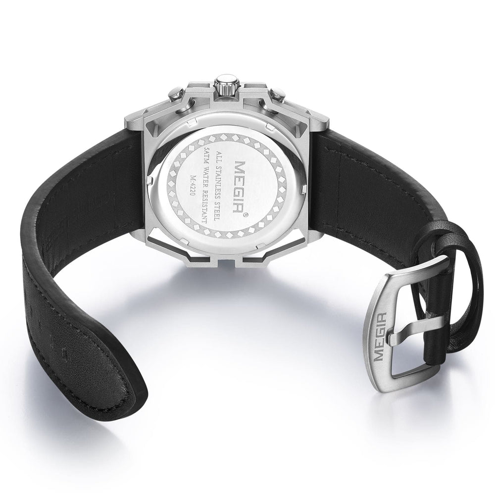 MEGIR AquaChrono Sport Rose gold(leather) ONETIMEBUY