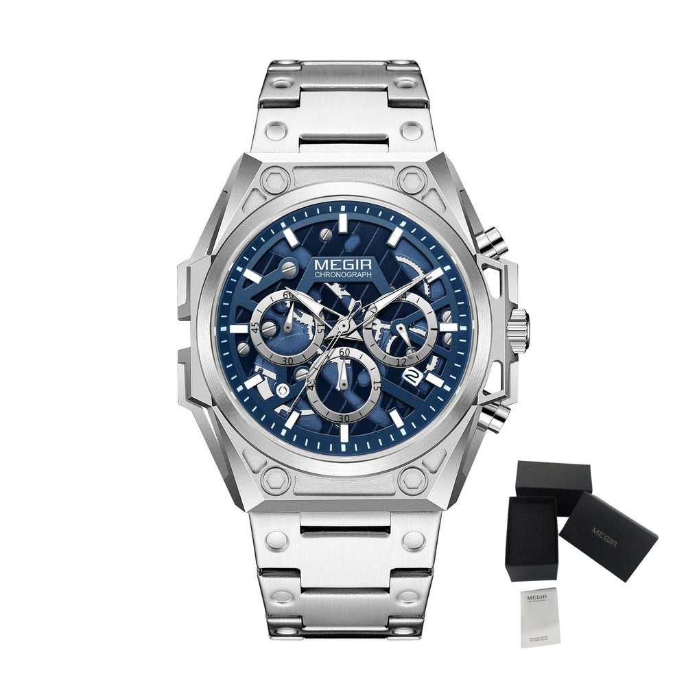 MEGIR AquaChrono Sport Rose gold(leather) ONETIMEBUY