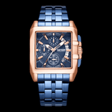 MEGIR Chronograph Quartz Watch Rose Blue ONETIMEBUY