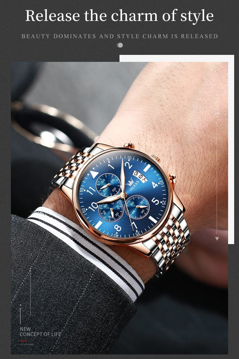 OLEVS Fashionable Men's Watch ONETIMEBUY