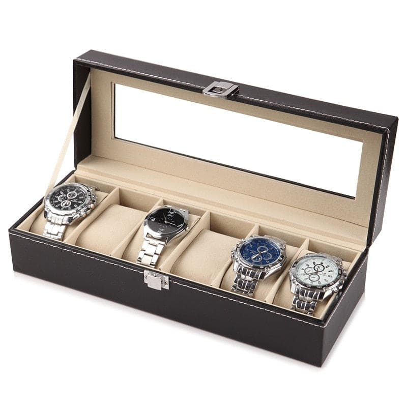 Premium Watch Display and Holder 6 Slots ONETIMEBUY
